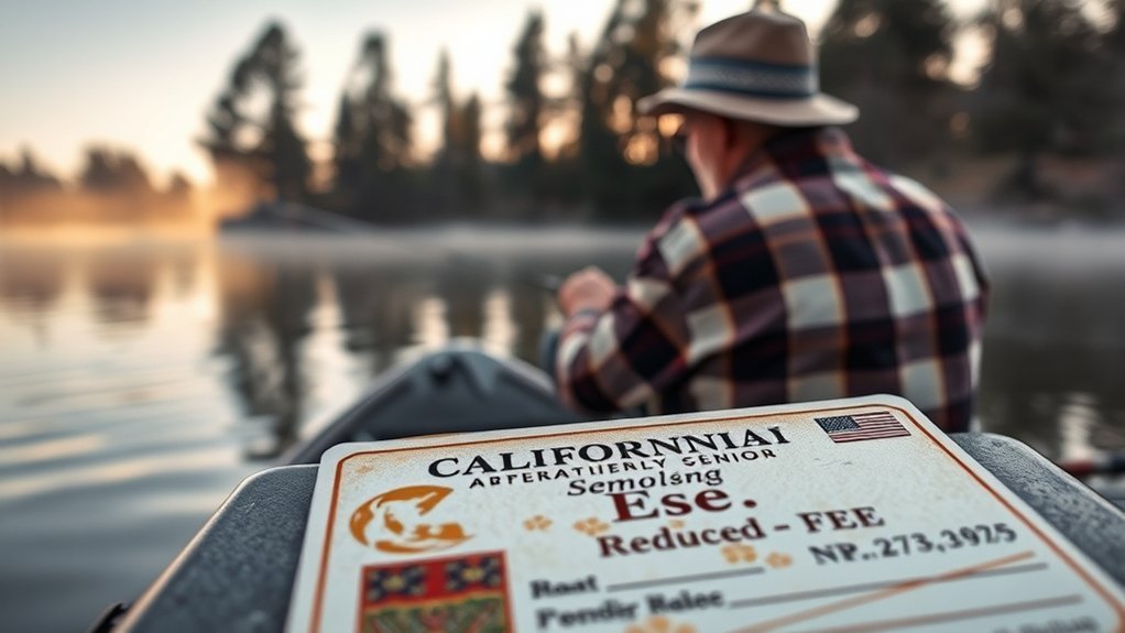 reduced fee fishing license eligibility