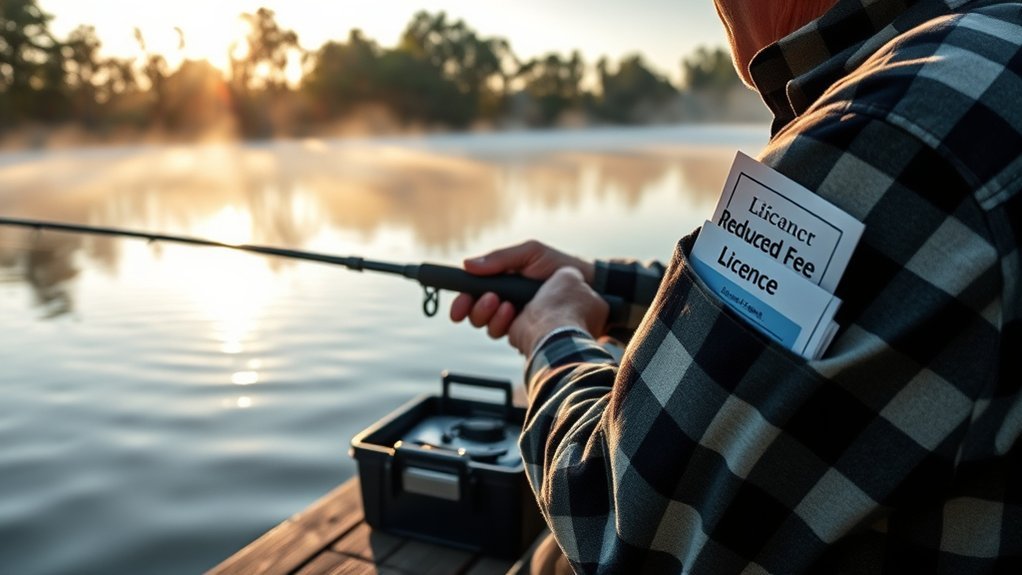 reduced fee fishing license eligibility