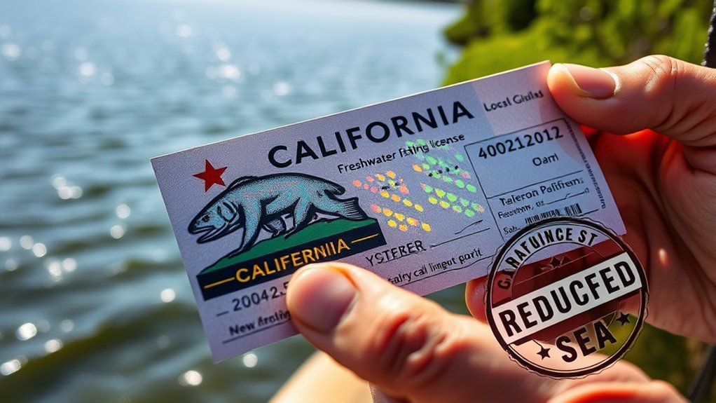 reduced fee fishing licenses available