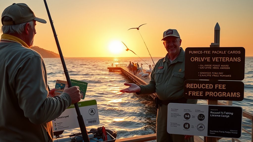 reduced fee fishing licenses available