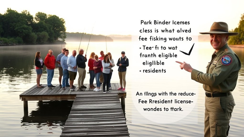 reduced fishing license eligibility