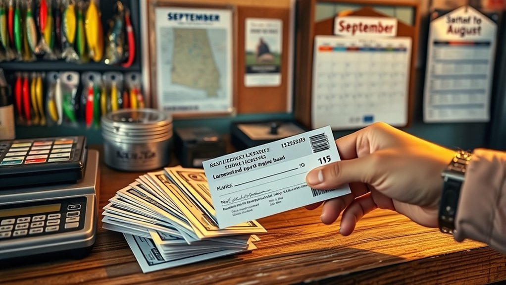 resident fishing license costs