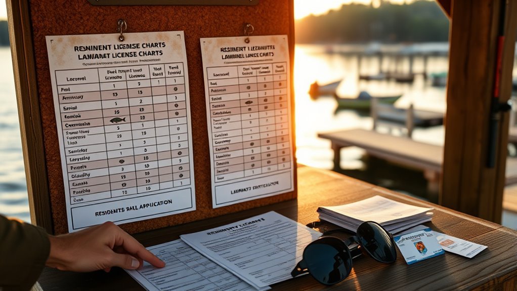resident fishing license options