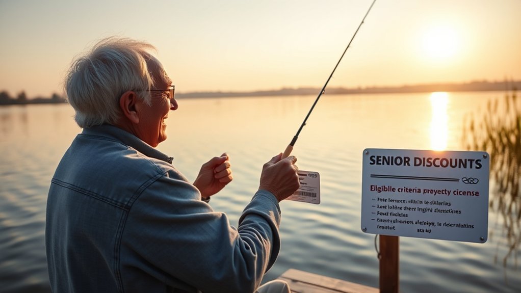 senior fishing discount eligibility