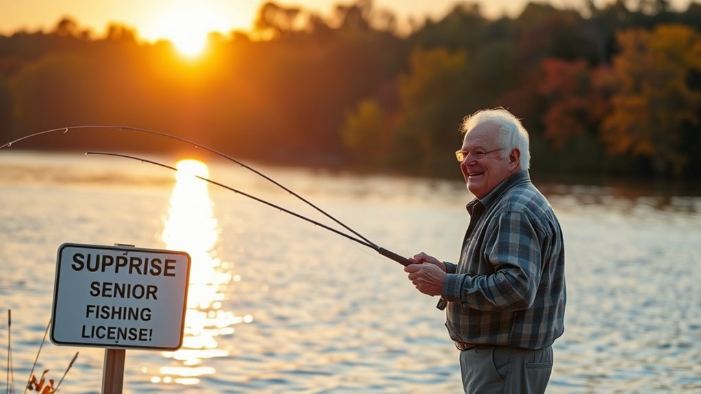 senior fishing discounts available