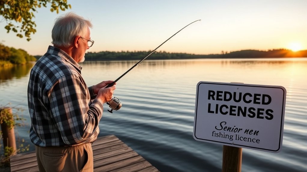 senior fishing license cost