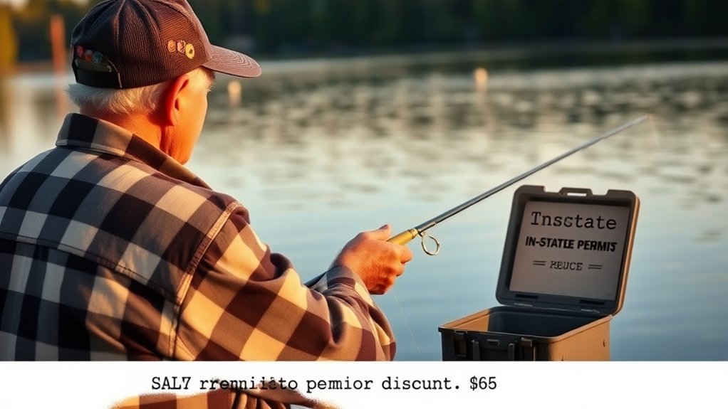 senior fishing license discount