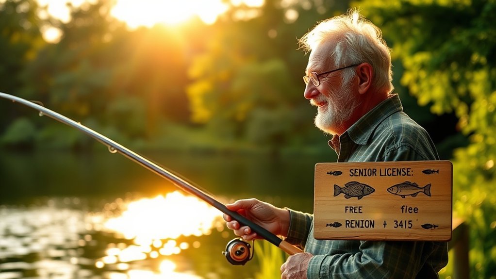 senior fishing license discounts