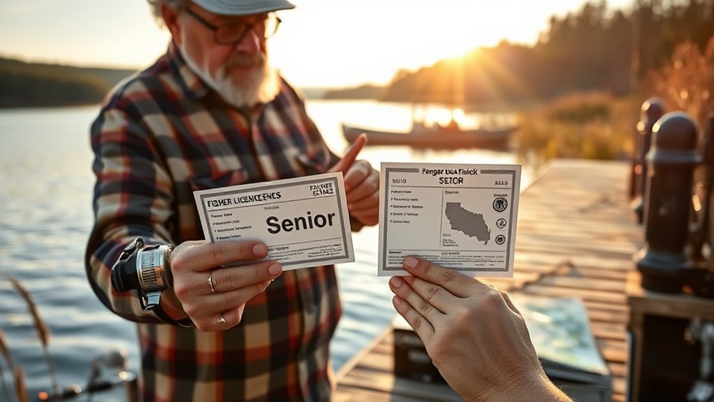 senior fishing license discounts