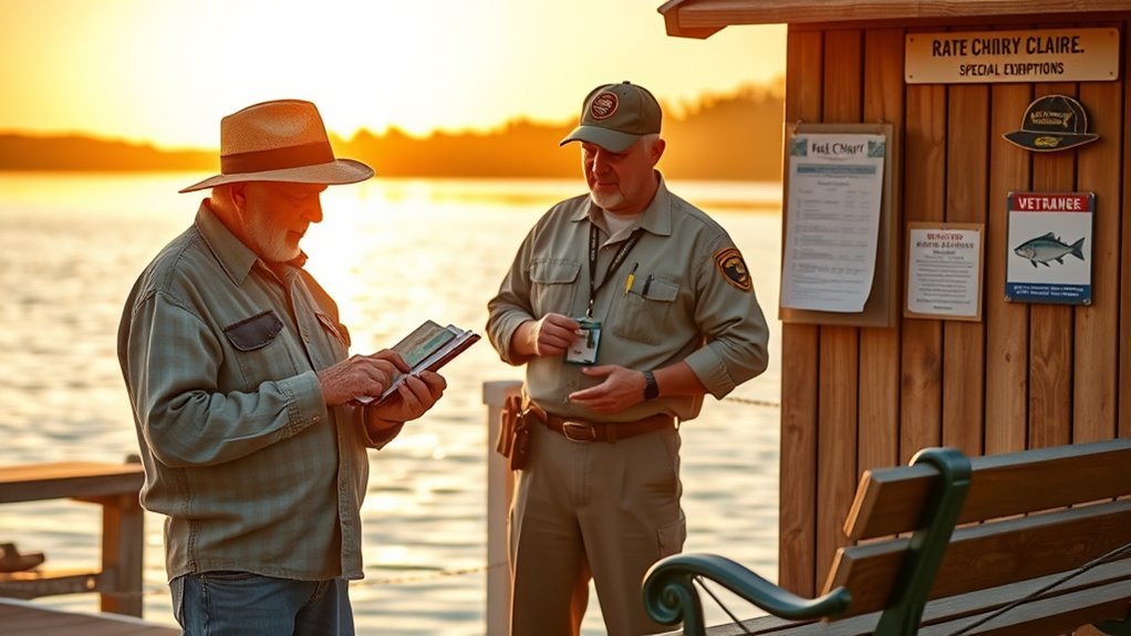 senior fishing license exemptions