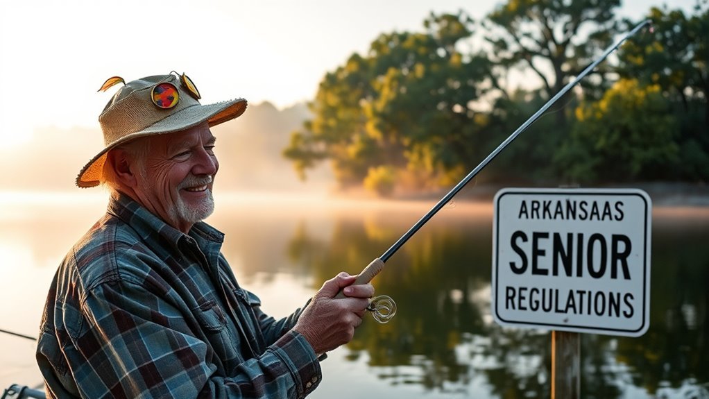 senior fishing license information