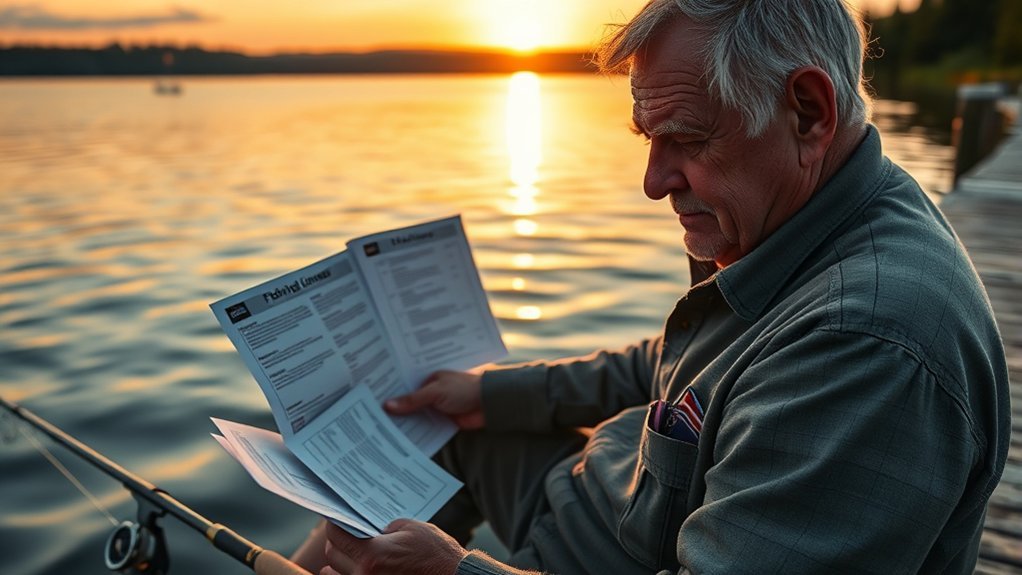 senior fishing license process