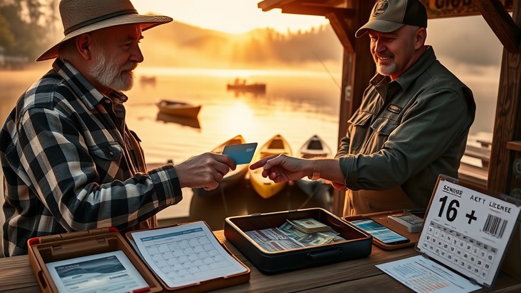 senior fishing license purchase