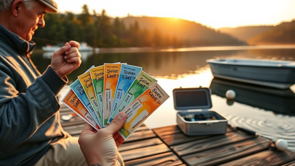 senior fishing license variations