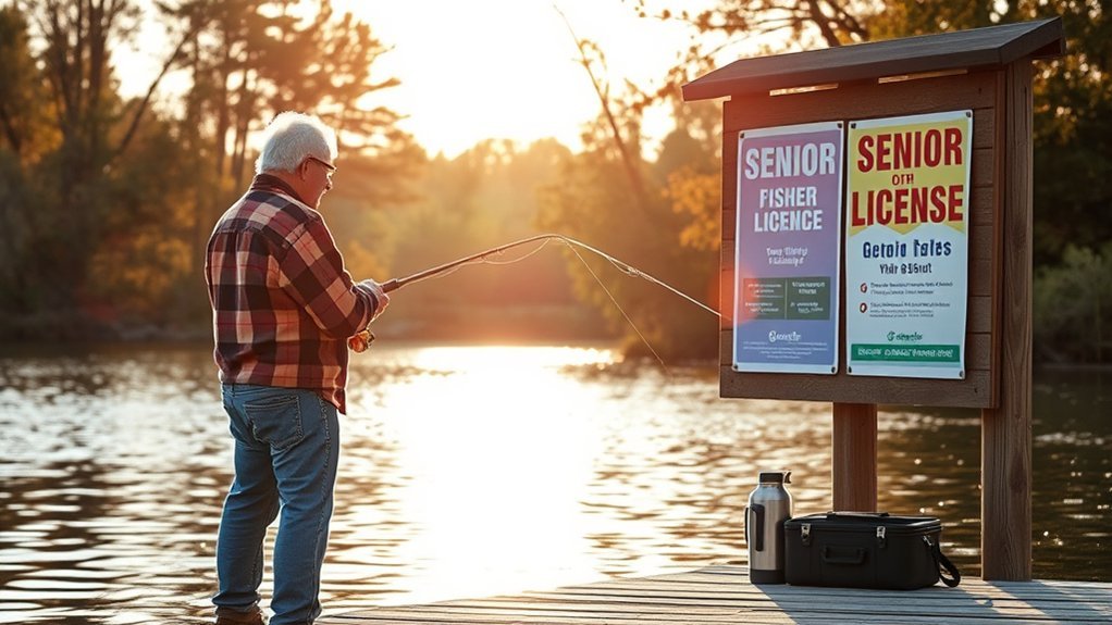 seniors fishing discounts available