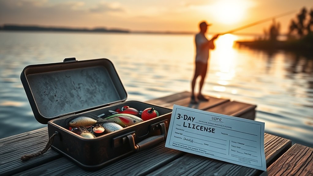 short term fishing license benefits