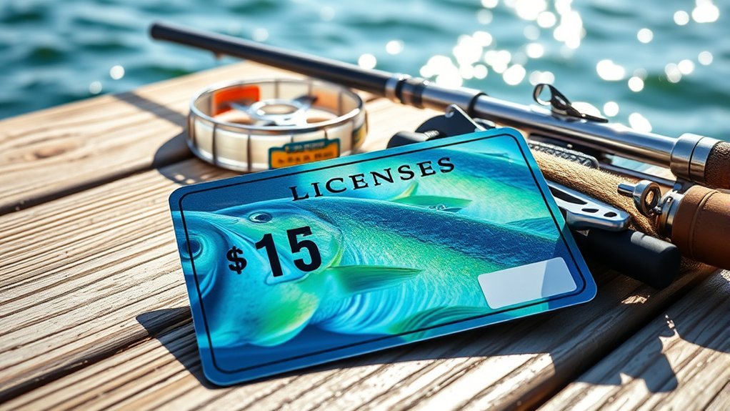 short term fishing license fees