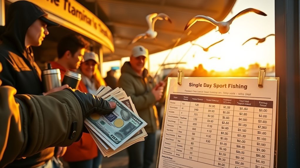 short term fishing license options