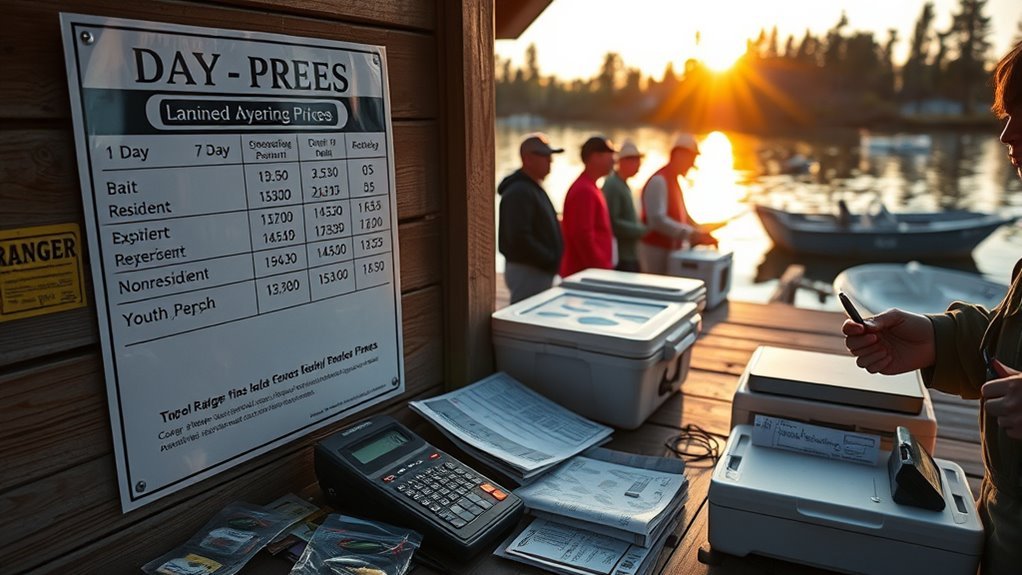 short term fishing license options