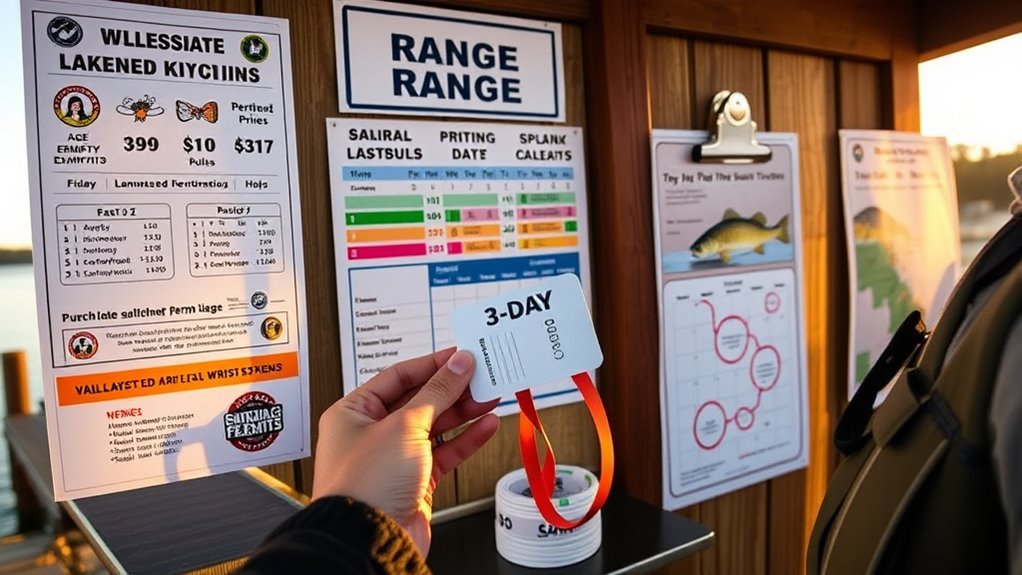 short term fishing license rules