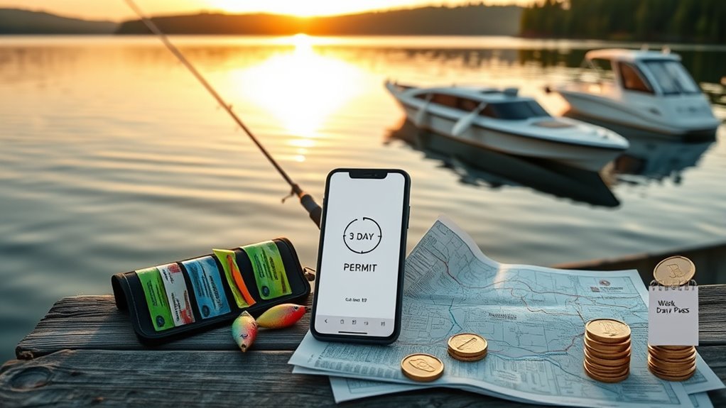 short term fishing licenses available