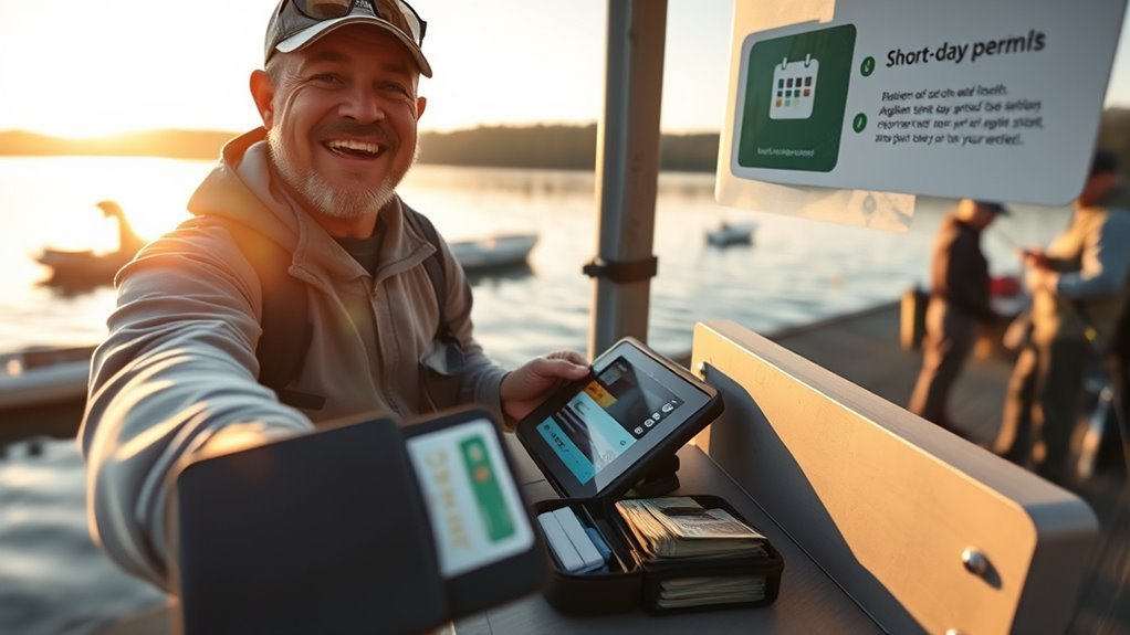 short term fishing licenses available