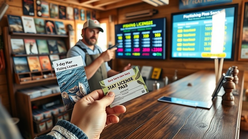 short term fishing licenses available