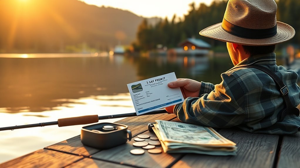 short term fishing permit costs