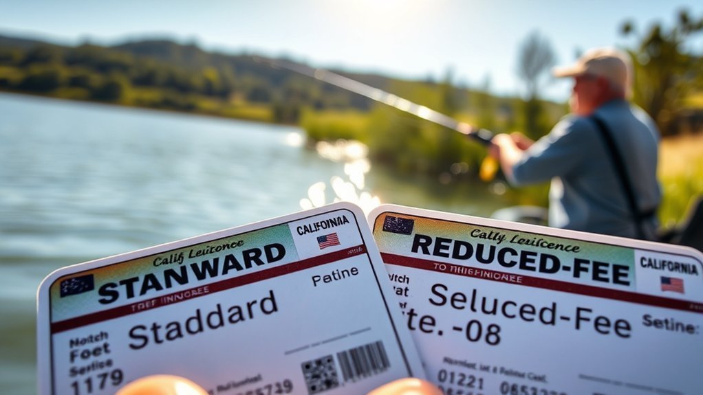 standard vs reduced fee licenses