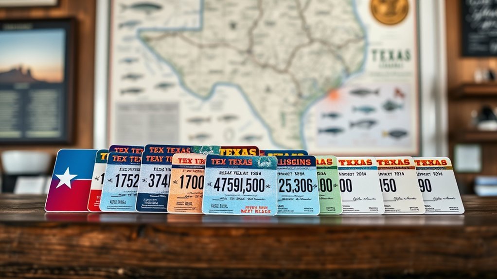 texas fishing license types