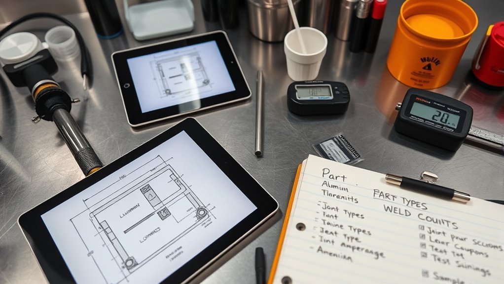 tig welding parameters definition