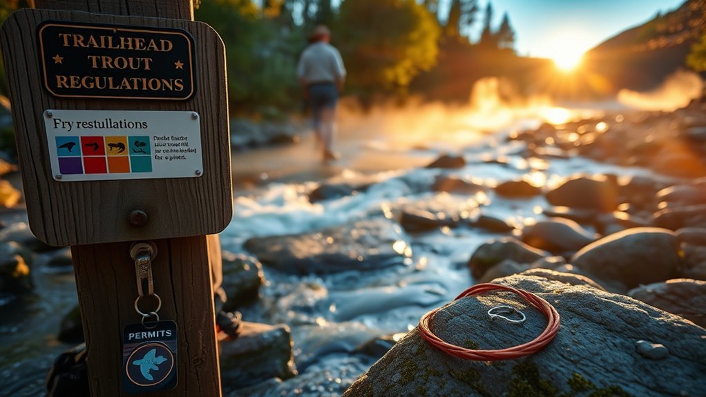 trout fishing regulations and tips