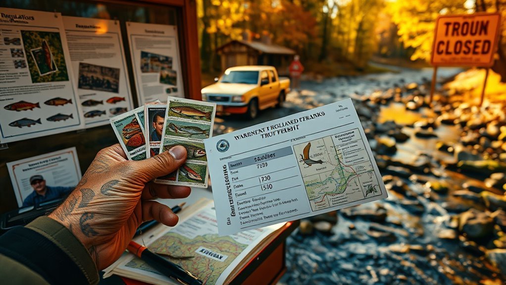 trout fishing regulations compliance