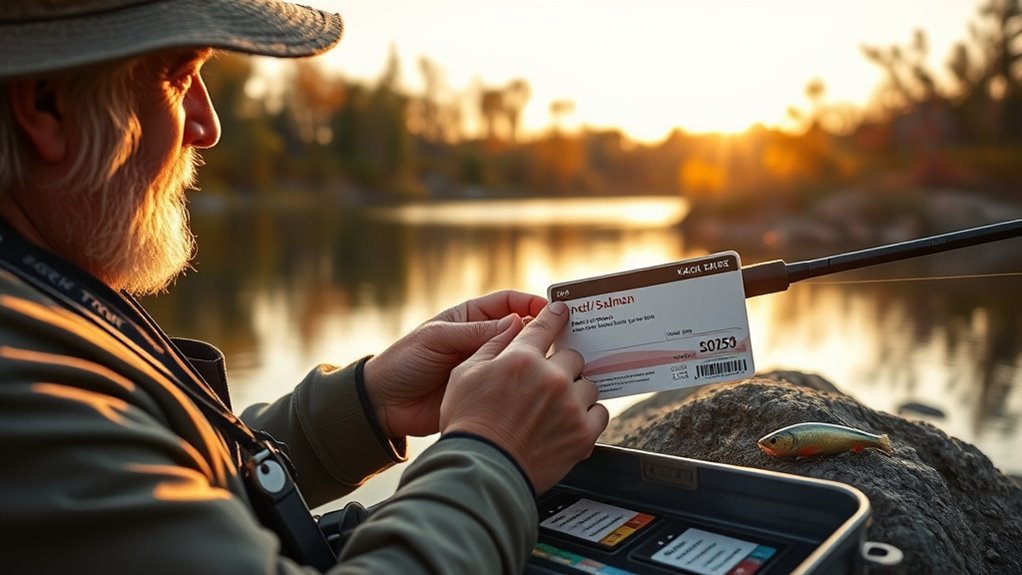 trout salmon stamp required separately