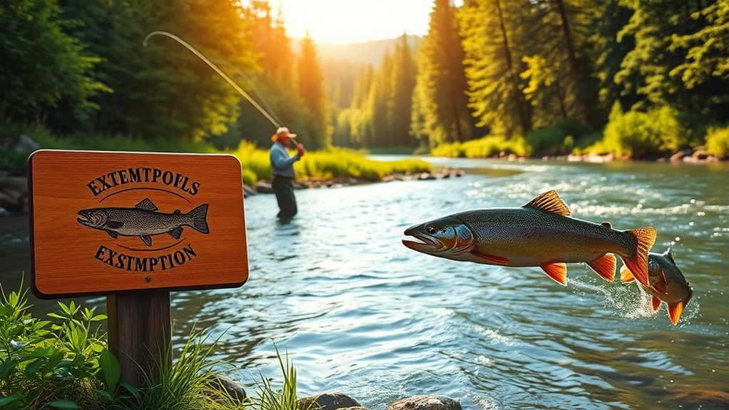 trout stamp eligibility exemptions