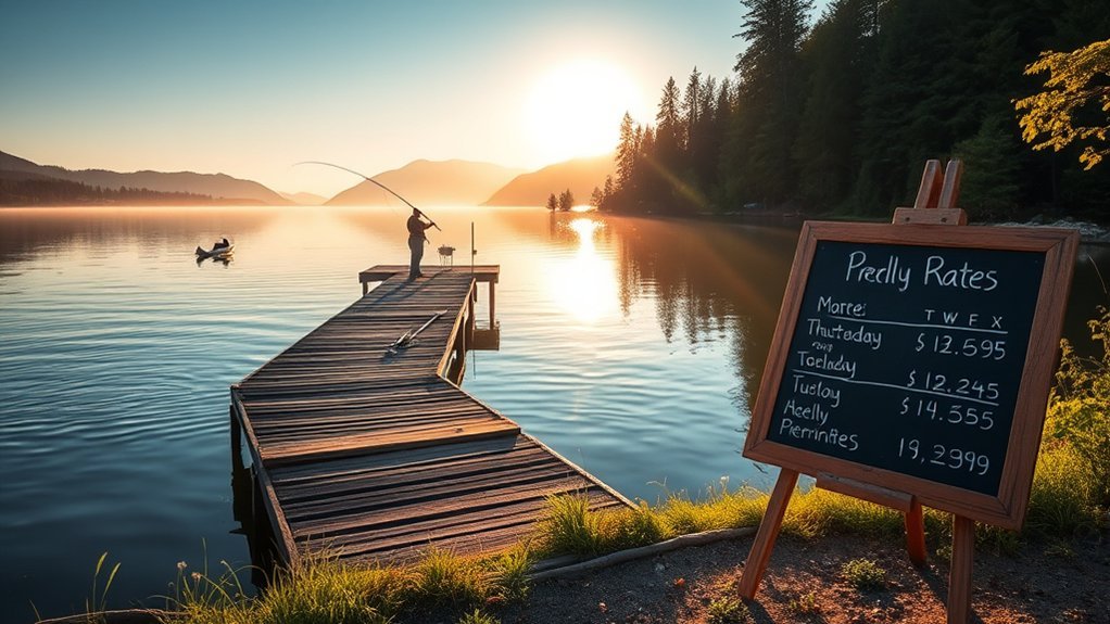 weekly fishing license prices