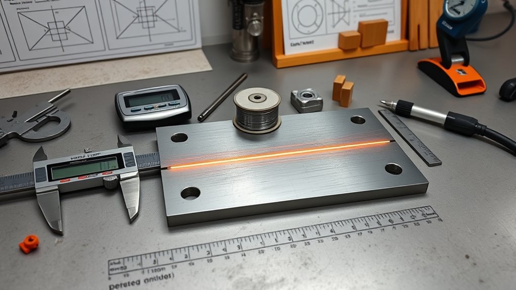 diagram showing weld volume and weight calculation formula