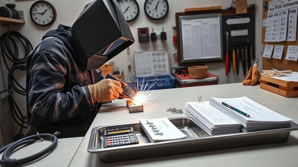 welder rates and charges