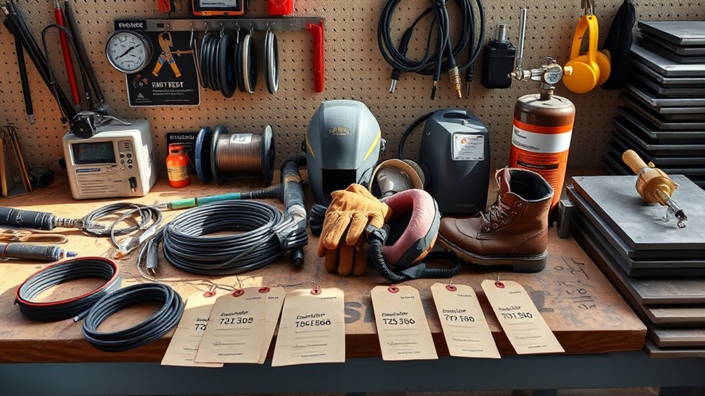 welding gear and supplies