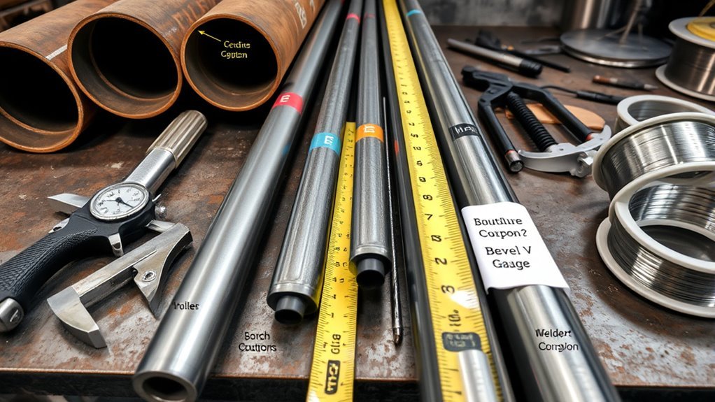 welding processes and preparations