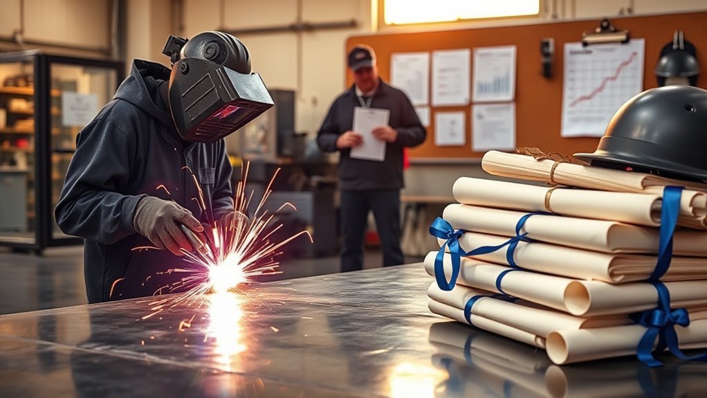 welding program salary benefits