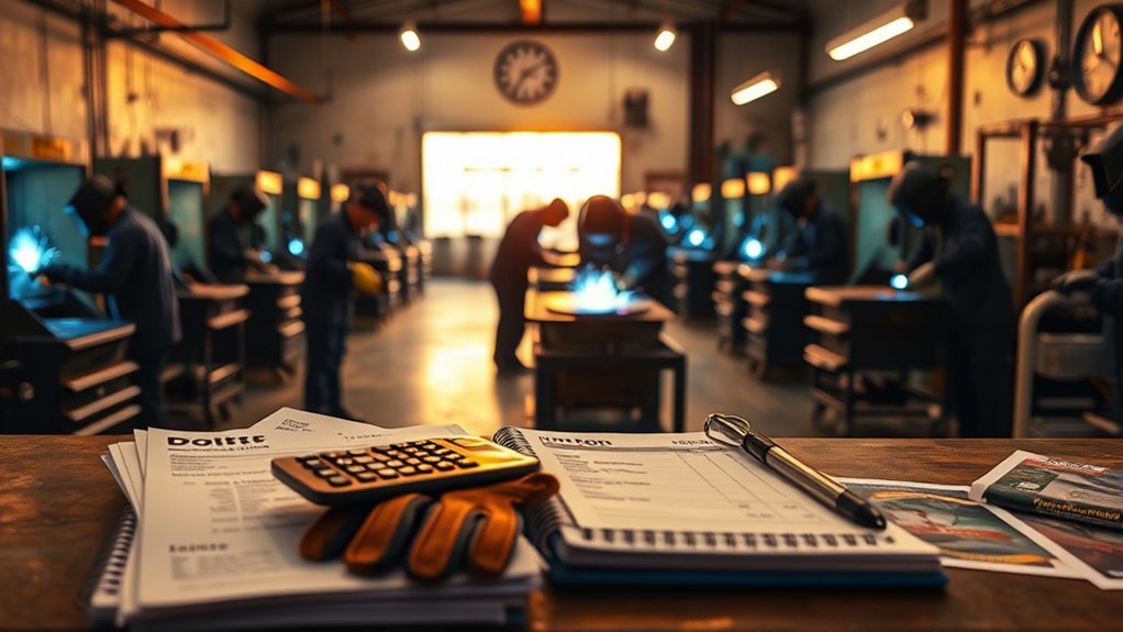 welding school monthly expenses