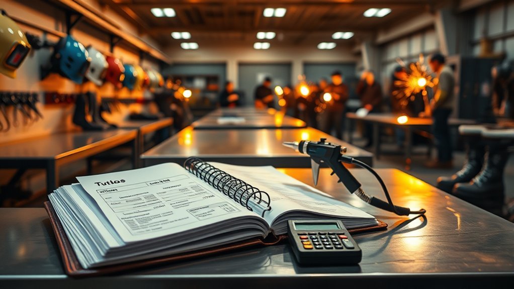 welding school pricing details