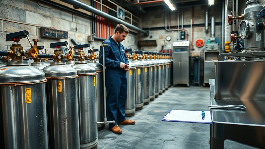 welding tank recertification expenses