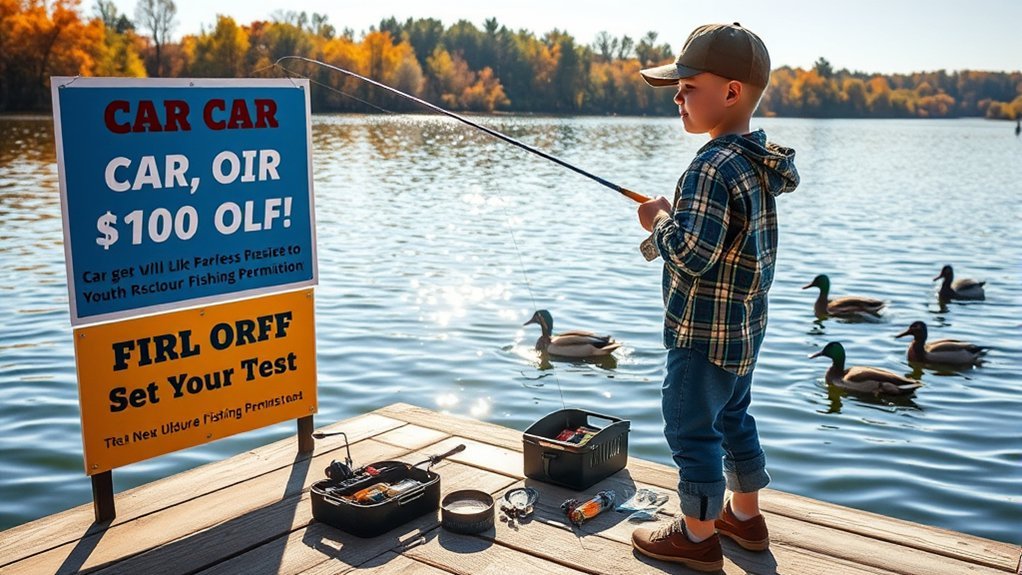 youth fishing discounts available