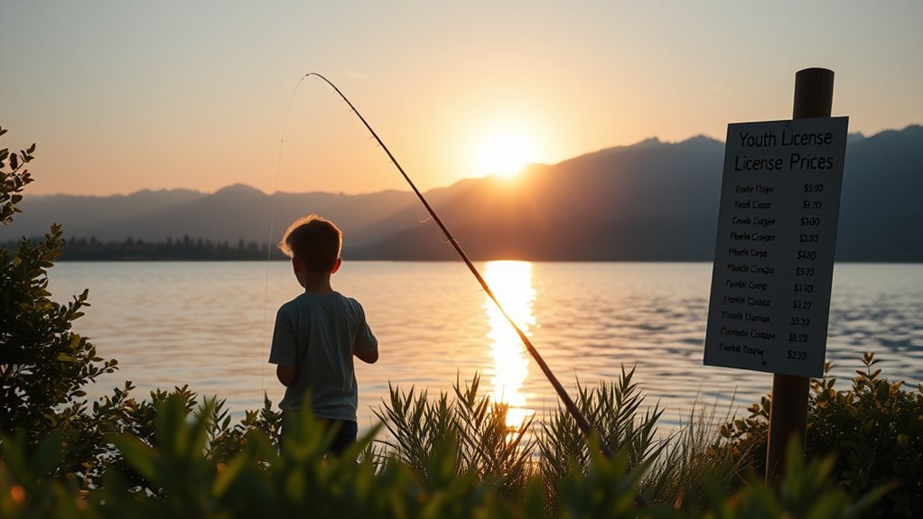 youth fishing license costs