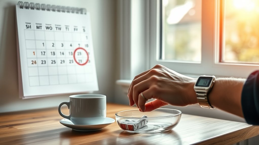 set a clear quit date