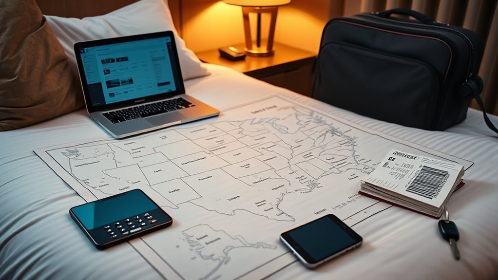 50 state road trip budget
