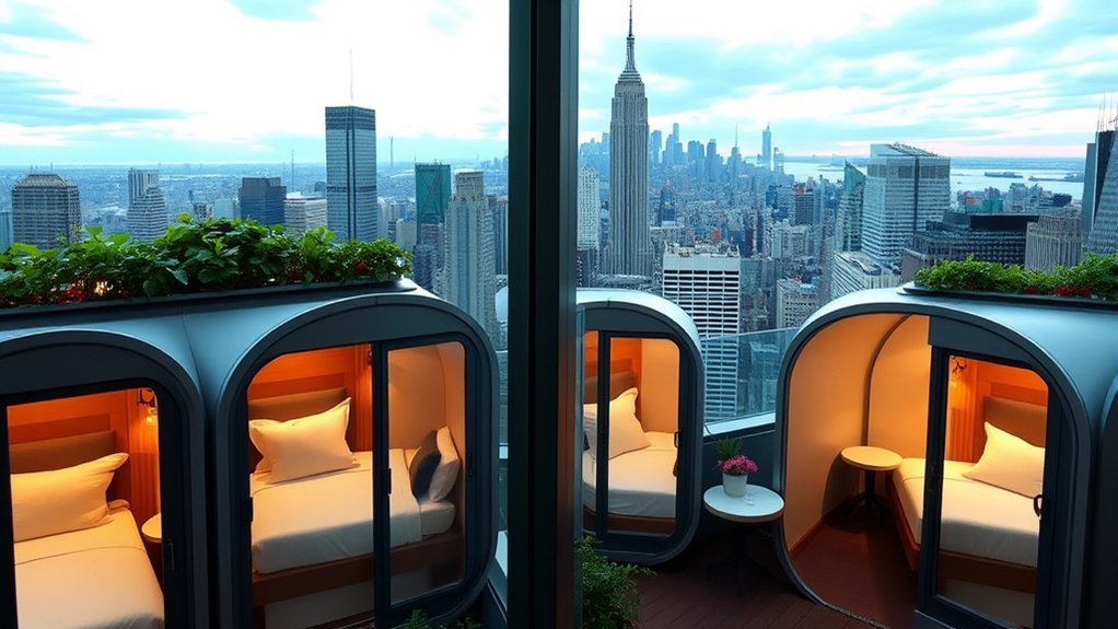 affordable modern pod hotels