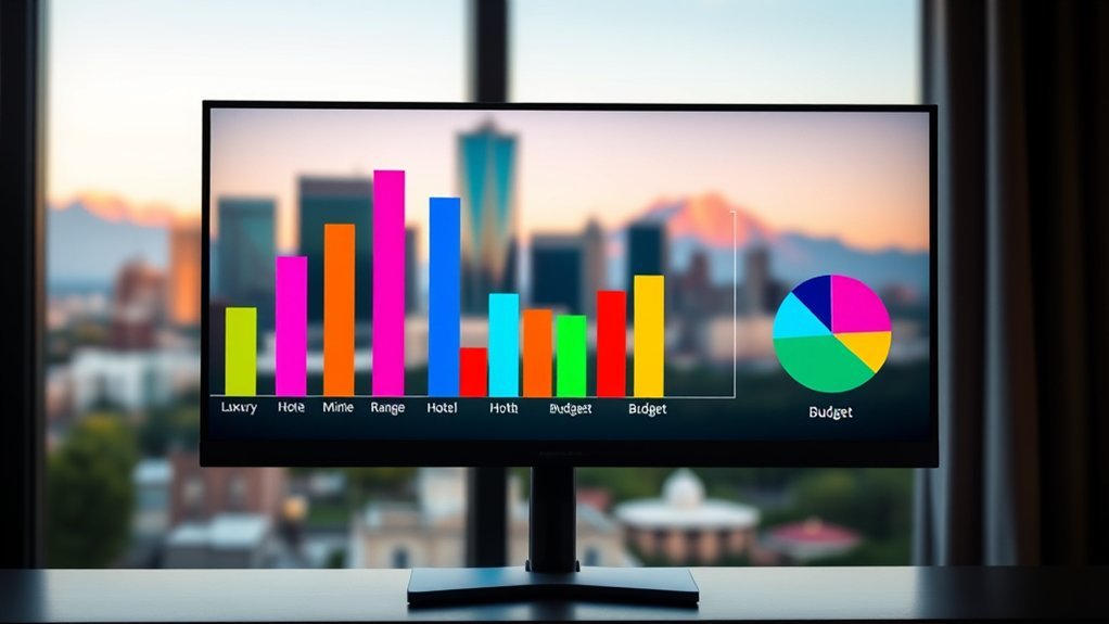 average hotel prices categorized